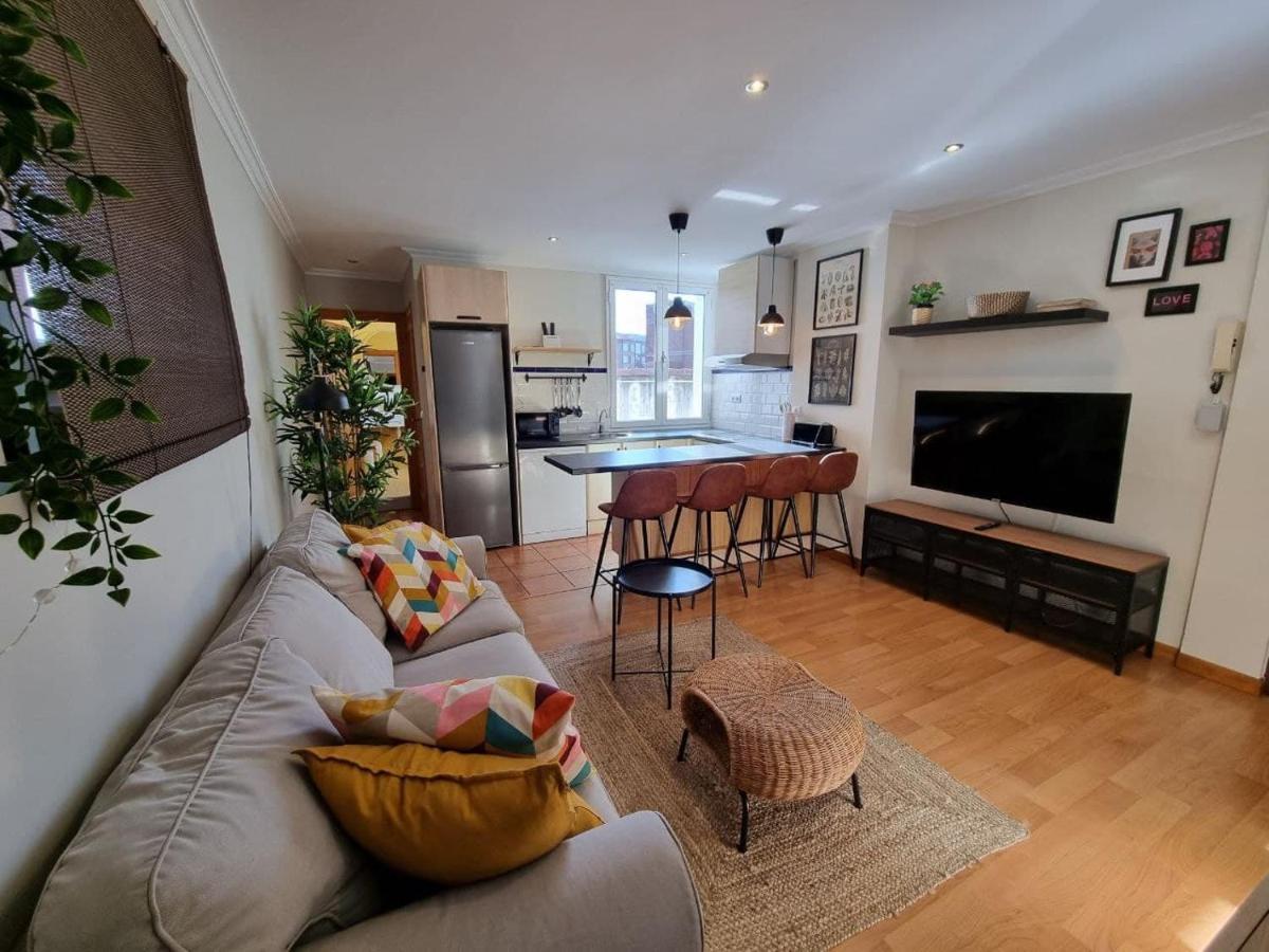 123A - A Un Paso De La Playa, Muy Luminoso Apartamento Gijón Exterior foto